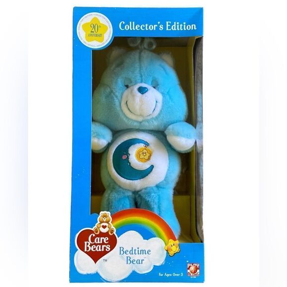 NWB Vtg 2002 Care Bears 12'' Bedtime Bear Anniversary Stuffed Animal - Picture 1 of 6